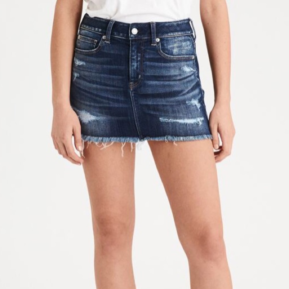 AEO Denim Mini Skirt